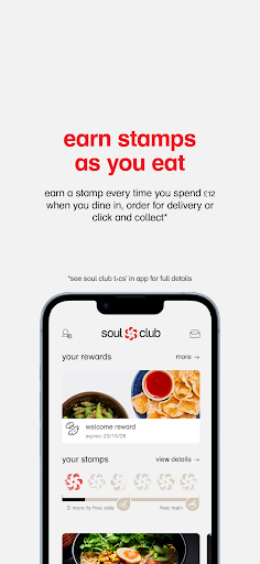 wagamama soul club rewards screenshot 1