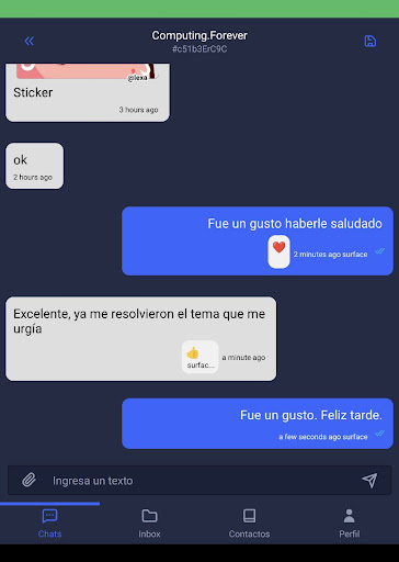 Inbox Central Mobile Screen 2