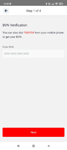 Safegate Microfinance Bank Screen 2