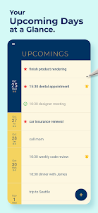 Upcomings - Schedules & Tasks