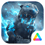 3D Roaring Lion Theme icon