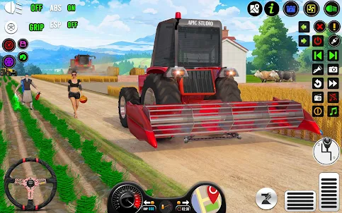 Tractor Farming Games Sim 3D
