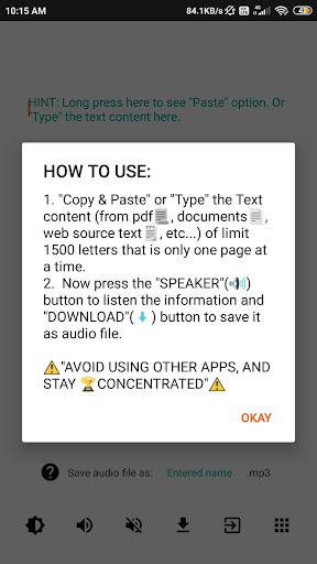 TextHack Screen 2