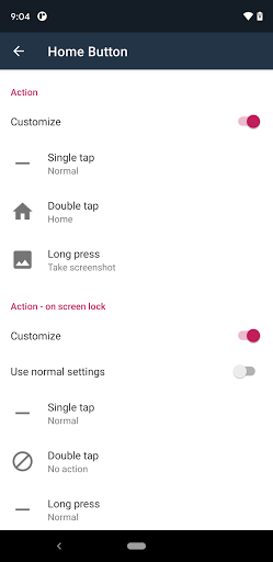 Remapper: Remap buttons Screen 2