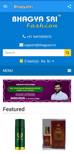 BhagyaSri Fashion Screenshot 1 - AppWisp.com