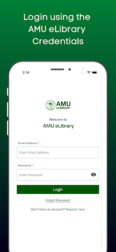 Android application AMU eLibrary screenshort
