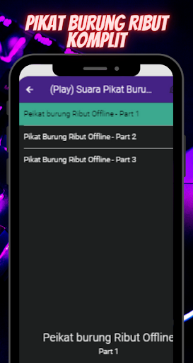 Pikat Burung Ribut Offline Screen 3