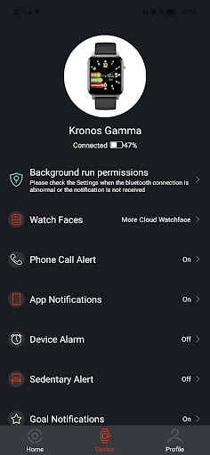 Kronos Fit Screen 3