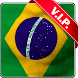 Brasil flag live wallpaper icon