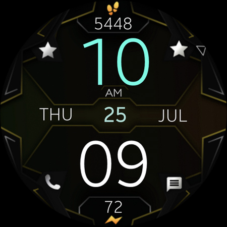 Dream 57 Futuristic Watch Face screenshot 9