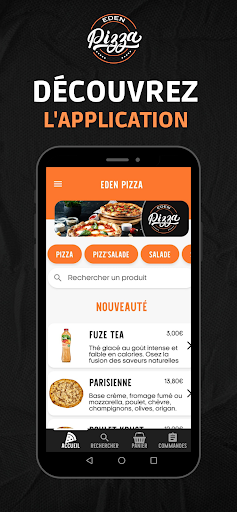 Android application Eden Pizza screenshort