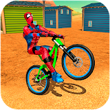 Super Spider Hero on Crazy wheels icon