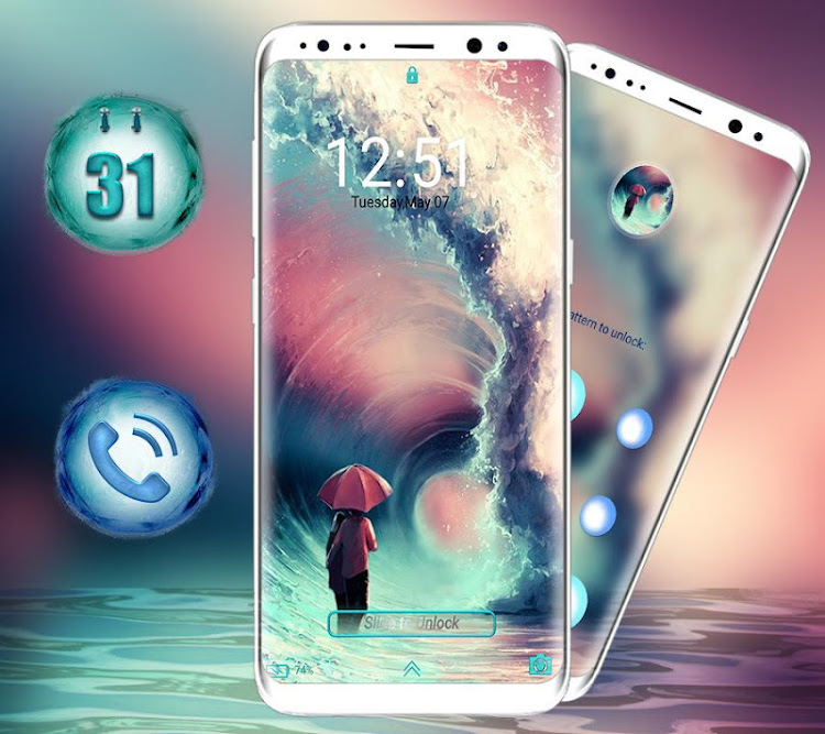 Sea Wave Launcher Theme - 2.9 - (Android)