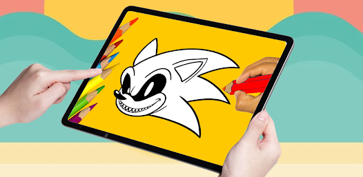 Captura de Pantalla 2 Soni Exe Hedgehogs Coloring android