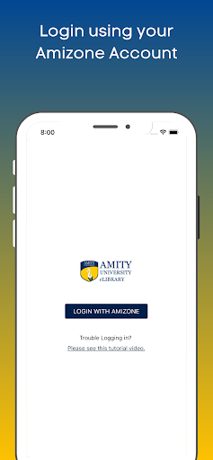Android application Amity University eLibrary screenshort