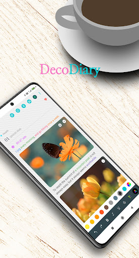 Screenshot of DecoDiary - Timeline Diary