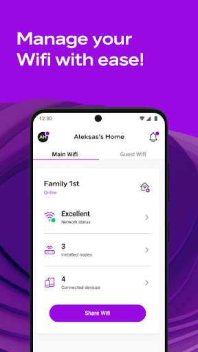 Android application Telia Smart Control screenshort