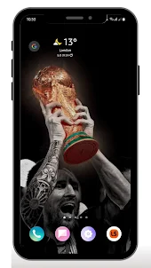 Wallpaper Messi World Cup
