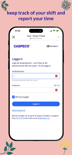 Pontus - Employee app Screen 2