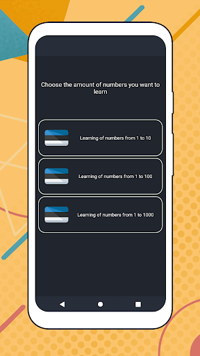 Numbers in Estonian language Screen 2