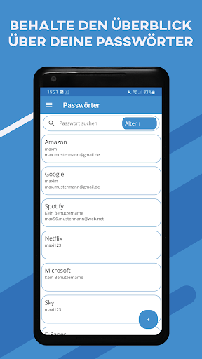 PasswortApp Screen 3