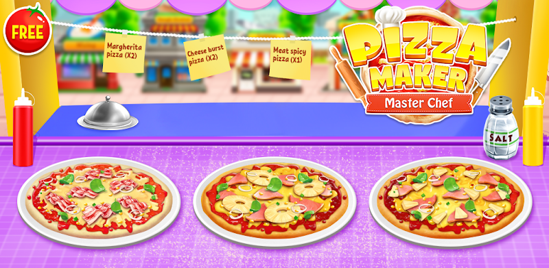 Pizza Maker Kids Cooking Game