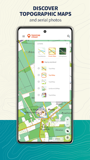 Android application TopoMapViewer screenshort