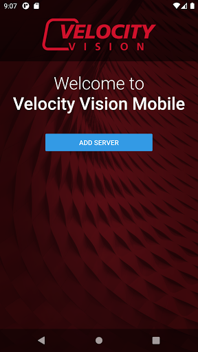 Android application Velocity Vision Mobile screenshort