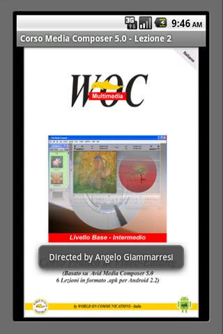 Android application Corso Media Composer 5 - Lez.2 screenshort