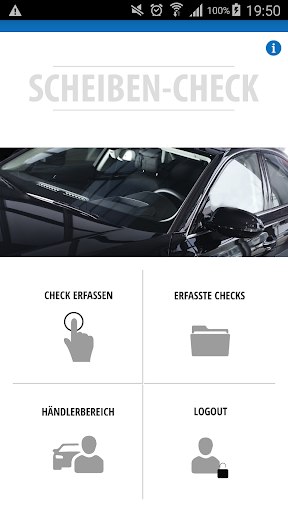 Android application Scheibencheck screenshort