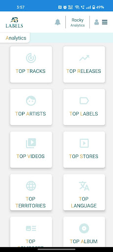 A3 Labels Dashboard Screen 3