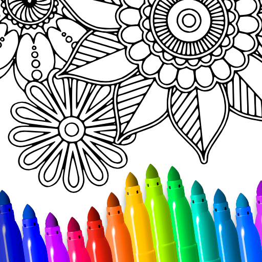 Coloring Book for Adults 9.6.0 Icon
