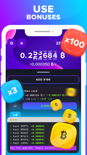 Screenshot of Bitcore: the Crypto idle game
