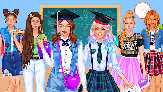 Vestir Amigas de Escuela Juego Screenshot