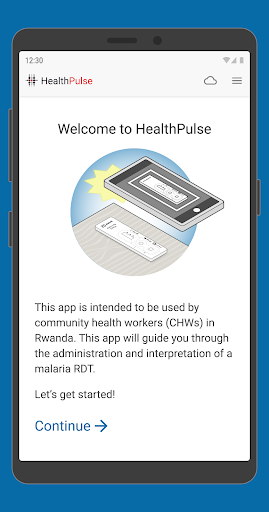 Android application HealthPulse Jhpiego screenshort