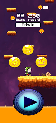 Android application Lava Jump screenshort