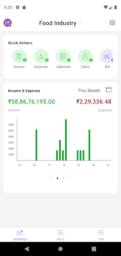 Android application Dhru screenshort