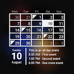 Cover Image of Download Calendar Widget Month + Agenda  APK