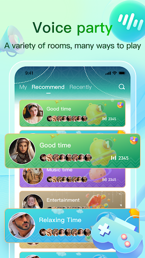 Android application Dimo - Voice Chat Room screenshort