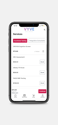 VYVE Wellness Mobile Screen 3