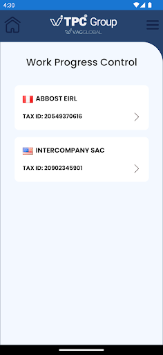 TPC Group Screen 2