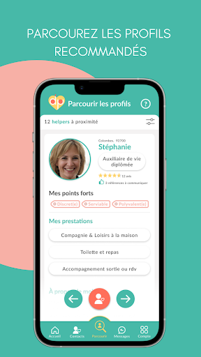Dear Helpee – Aide à domicile Screen 3