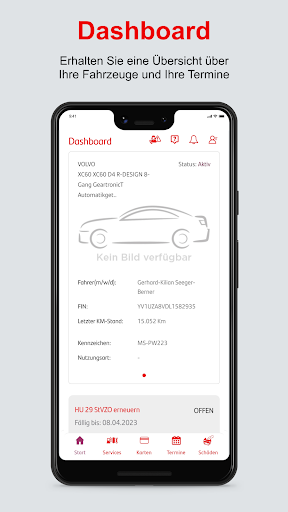 Android application Driver Insights - Santander screenshort