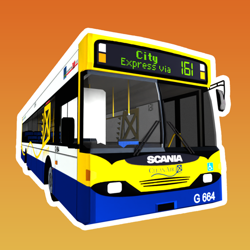 Bus driving simulator logo
