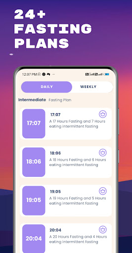 Screenshot of Intermittent Fasting Tracker