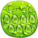 Cover Image of Herunterladen Green Water Drop Keyboard 10001009 APK