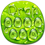 Green Water Drop Keyboard icon