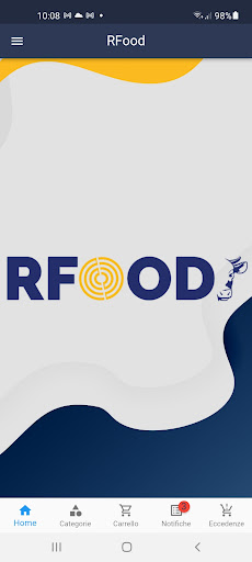 Android application RFood screenshort