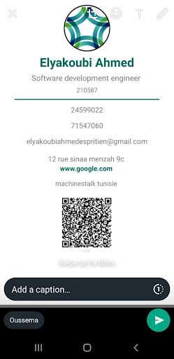 My Bcard Screen 3
