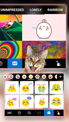 Cute Kitty 2 Keyboard Backgrou Screenshot 4 - AppWisp.com